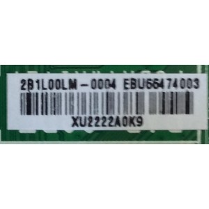 MAIN PARA SMART TV LG 4K RESOLUCION ( 3840x2160 ) UHD / NUMERO DE PARTE EBU66474003 / EAX69581703 (1.2) / 66474003 / EAX69581703 / XU2222A0K9 / 2B1L00LM-0004PANEL NC500TQG-VHKH1 / DISPLAY PT500GT02-5 / MODELO 50UP8000PUR.BUSSLJM